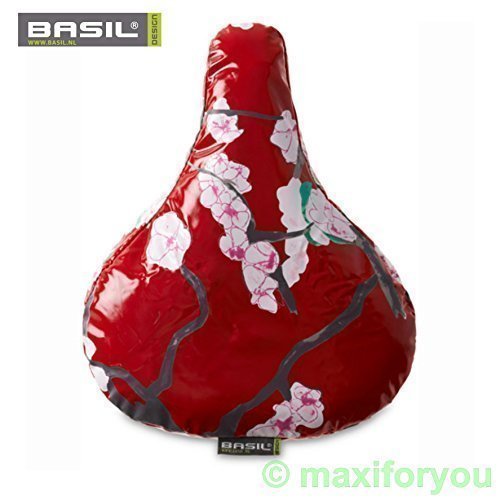 Preisvergleich Produktbild W01050529 Basil Fahrradsattelbezug "Bloom Flower" Regenschutz Satteldecke