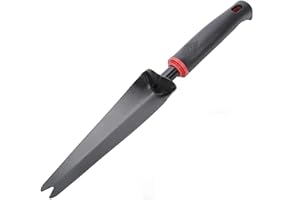 ILMFMY Hand Unkrautstecher Kohlenstoffstahl mit Ergonomischem Gummigriff zum Entfernen von Verwurzelten Unkräutern im Garten Gartenwerkzeug für Effektives