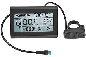 MAGT Fahrradcomputer, KT-LCD3 Fahrradtacho Fahrrad Kilometerzähler aus Kunststoff mit wasserdichtem Anschluss für Fahrradmodifikation