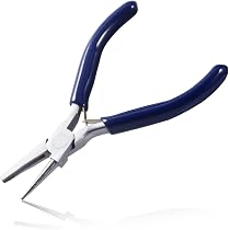 LEONTOOL Pince à Bijoux Bec Fin 14cm - Mâchoire Lisse Pour DIY, Réparation Et Création