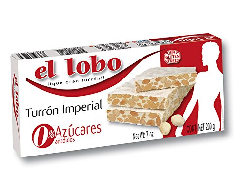 Preisvergleich Produktbild Turrón de Alicante zuckerfrei El Lobo - 200g