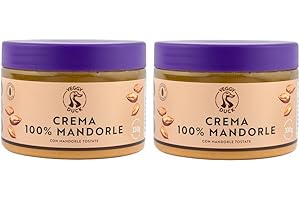 Veggy Duck - Mandelmus Braun 660g (2 x 330g) | Nur Mit Gerösteten Mandeln Hergestellt ohne Zucker und Salz | Ohne Zusatzstoffe | 2 x 330g