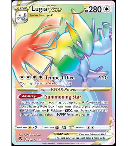 Alolan Vulpix VSTAR 034/195 rzadka karta Pokemon VSTAR (SWSH