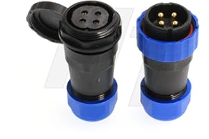 HANGTON CONNECT HangTon HE29 4 Pin 45A Elektrische Ausrüstung Kreisförmige industrielle wasserdichte Hochspannungssteckverbinder männlich weiblich