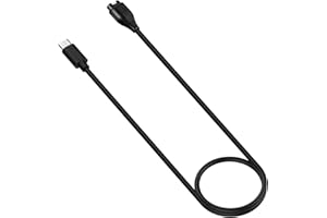 LOKEKE Für Garmin Forerunner 265 USB-C-Ladekabel, tragbares Ersatz-USB-Typ-C-Ladegerät, Ladestation Aufladekabel Fitness Tracker Uhr für Garmin Forerunner 265/265S/965/955