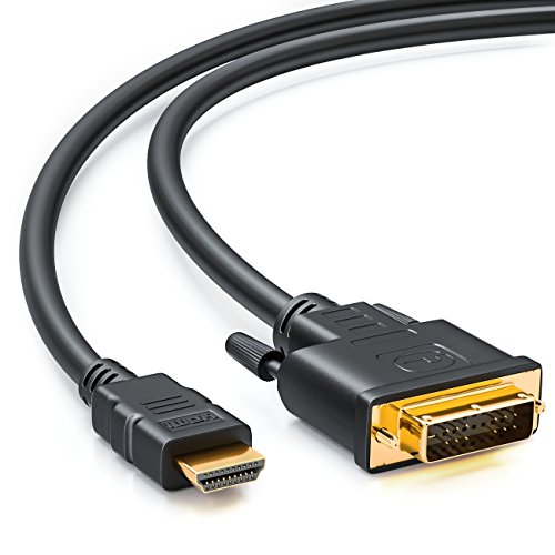 deleyCON HDMI zu DVI Kabel High Speed – [3m] – 3D Ready – [3 meter] - 2