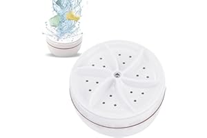 Lotvic Mini lavadora, Lavadora, Lavadora de viaje, Lavadora para estudiantes, turbina ultrasónica portátil, elimina la suciedad, cable USB, Mini portátil de Viaje hogar, viajes de negocios, multi