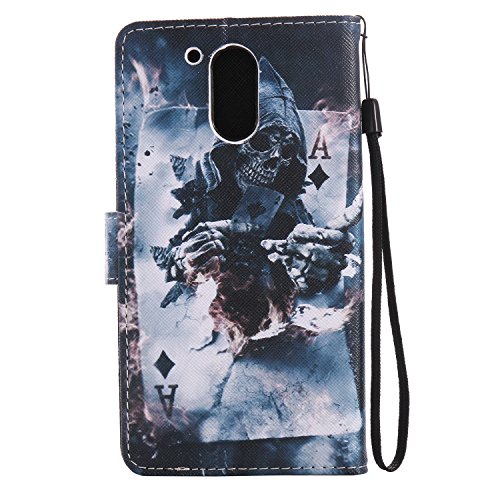 Feeltech Motorola G4 Hülle PU-Leder und Brieftasche Bunte Muster Fall mit Magnetverschluss, Hybrid-Kickstand mit Stand-Funktion, schlagen Sie schützende weiche TPU Stoßstangenabdeckung und Kreditkartenhalter für Motorola G4 Handgelenk Bügel-Buch-Art-Geldbeutel-Tasche mit 2 In 1 Berühren Sie Stift – Schürhaken - 3