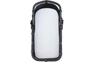 JYOKO Kids Sábana para Capazo de algodón, Ajustable con elástico para Moisés, Carrito de Bebé, Cochecito y Silla de Paseo (White)