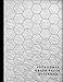 Produktbild Hexagonal Graph Paper Notebook: Hexagon Paper, Organic Chemistry, Gaming/ Large Print 8.5 x 11, 150 pages/ Flower Cover