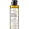 Brillare Salicylic & Lactic Acid Body Wash For Clear, Purified, Acne Prone Skin For All Body Types, Men & Women, Useful For Oily Skin