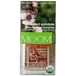 MOOM 100% Organic Tea Tree Hair Removal Kit For All Skin Types - Image 4