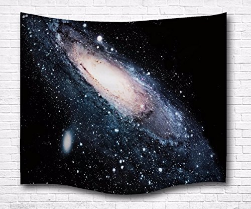 A.Monamour Galaxie Sterne Im Weltraum Universum Milky Way Orbit Wand Hängende Tapisserie Für Schlafzimmer Wohnzimmer Wohnheim Wanddekor Wohnaccessoires Deko Wandteppiche