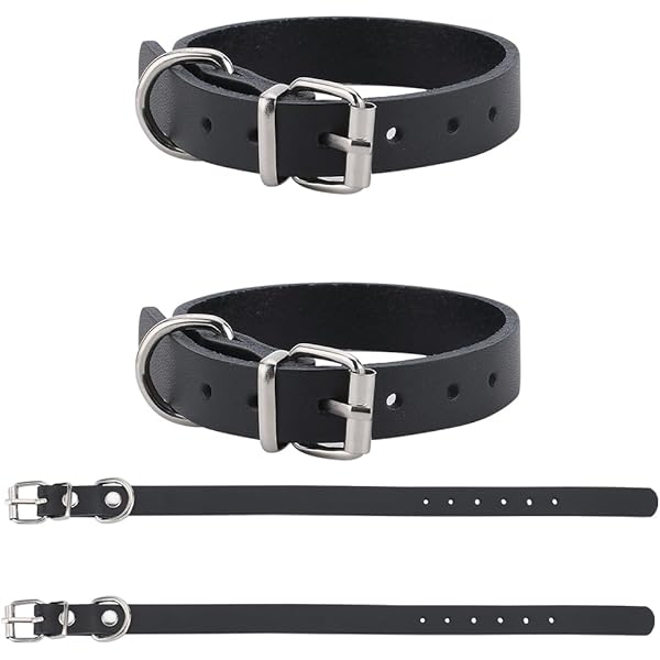 Gusti Leren riemen Mathias 20 cm set van 2 gespriemen elastische riem gesp riem gesp korte lederen riem bevestigingspakket 2 stuks bruin
