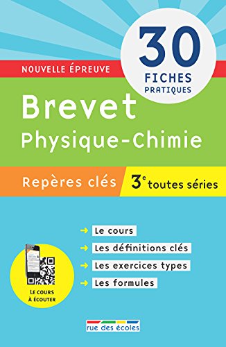 Book's Cover ofBrevet physiquechimie 3e toutes séries