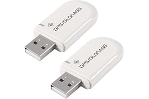 AOICRIE 2PCS Vk-172 Usb Dongle GPS Module G-mouse Glonass Navigation, Support Windows 10/8/7/vista/XP/CE Andorid Linux for Raspberry Pi (White)