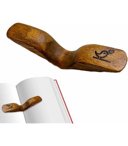 2pcs Supports De Page Livre Bois Chauve-Souris - Marque-Page En Noyer Pour Lecteurs