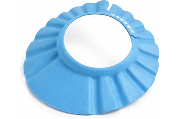 PARENCE.- Chapeau de Bain Bébé – Protection Yeux & Oreilles | Casquette Douche Réglable Bébé Enfant | Silicone Souple Antiglisse | Accessoire Bain Couleur aléatoire