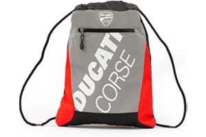GIOCHI PREZIOSI DUCATI Corse - Sacca Zaino In Tessuto Catarinfrangente Logo Stampato In Gomma Spessorato Design Versatile Combina La Funzionalità Di Uno Zaino Con La Comodità Di Una Sacca.