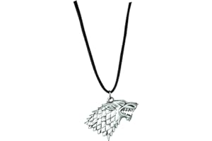 ELBENWALD The Noble Collection - Game of Thrones House Stark-Siegel-Anhänger | Offizielles Sammlerstück | Zinnmaterial, Standardfarbe