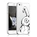 Produktbild kwmobile Apple iPhone SE / 5 / 5S Hülle - Handyhülle für Apple iPhone SE / 5 / 5S - Handy Case in Schwarz Weiß Transparent