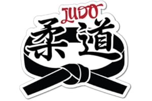 STICKER COLLECTIVE Judo Black Belt Sticker Decal Surfboard Vintage Skate Surf