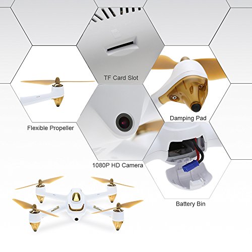 GoolRC HUBSAN H501S X4 5.8G FPV RC Quadcopter 1080P HD Cámara con GPS y Función de retorno automático