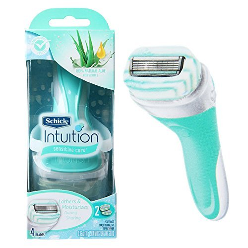Schick Intuition Sensitive Care Natural Aloe With Vitamn + 1 Extra Cartridge