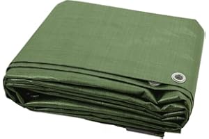‎BK SHOP BK SHOP Abdeckplane Wasserdicht | Gewebeplane 2 x 3 m | Grün wasserdichte Plane | Schutzplane 90 g/m2 | Abdeckplanen in den Garten | Gewebeplanen Wasserfeste Gartenmöbel | Gartenplane mit UV-Filter
