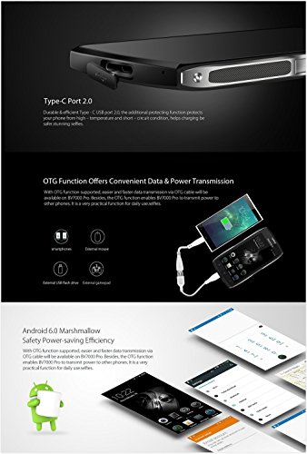 BlackView BV7000 Pro 4G Smartphone 5.0 pollici Android 6.0 MTK6750 1.5GHz octa-core da 4GB di RAM 64GB IP68 ROM 8,0MP impermeabile + 13,0MP telecamere scanner di impronte digitali (colore champagne)