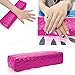 Demiawaking Nail Art Pillow Soft PU Leather Hand Rest Cushion Holders for Manicure Hand Arm Rest (Rose)