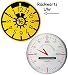 Produktbild alles-meine.de GmbH Uhr aus Glas - Wanduhr -  Tüv Plakette  - 30,5 cm groß - Sehr Leise ! - Rück..