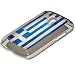 Produktbild Flagge Griechenland 2, Weltkarte, Klar Handyhülle Schutzhülle mit bunten Entwurf für Samsung Galaxy S3 Mini