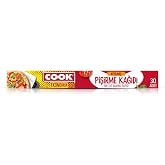 Cook Eko Kesilmiş Pişirme Kağıdı, 37 x 42 cm, 30 Yaprak