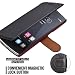 Produktbild Mulbess OnePlus One hülle Schwarz,Ledertasche für OnePlus One Tasche Leder