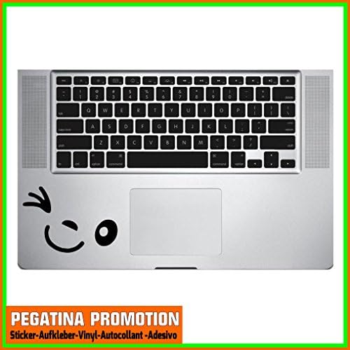 'Smiley Face Decal Sticker Trackpad Trackball Palm Cover Macbook Air 11 13, Macbook skin 13, 15, 17 inch Apple Notebook Decal Sticker Without Background Tattoo Vinyl Pegatina Apple Mac
