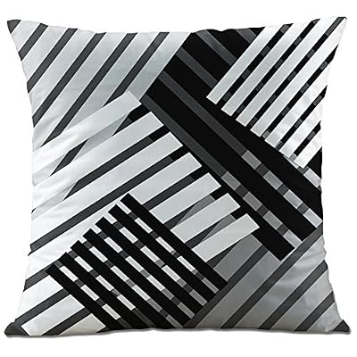 Hangood Housse de coussin Accueil Décoratifs Flanelle géométrique 45cm x 45cm