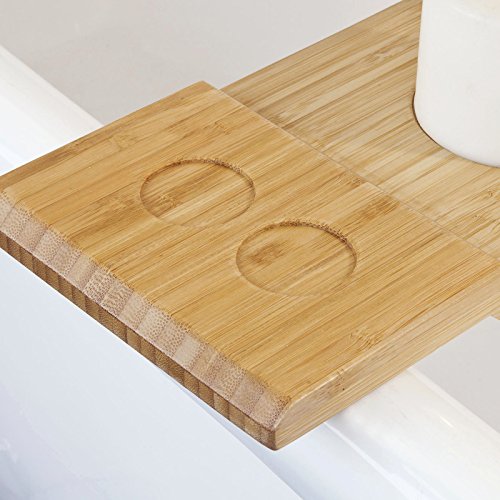 SoBuy® 70cm Lang- Schöne Badewannenablage, Badewannenbrett, Badewannenauflage, Halterung / Halter für iPad oder Handys, FRG104-N - 5