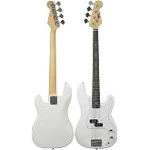 Midex CBG-460WH 46 İN&Ccedil; 4/4 Yetişkin Amfili Bas Gitar Seti White