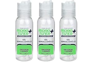 MLG SISTEMA 360 3 x Gel Hidroalcoholico 50ml con 70% de Alcohol | Higienizante de Manos | Hidrogel para el bolsillo