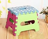 F-Eshion 1pc * kleine tragbare Kunststoff Klappstuhl * zufällige Farbe - 2