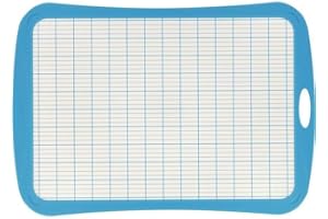 SAFETOOL Ardoise effaçable à sec 1 face unie / 1 face seyès 20 x 28 cm