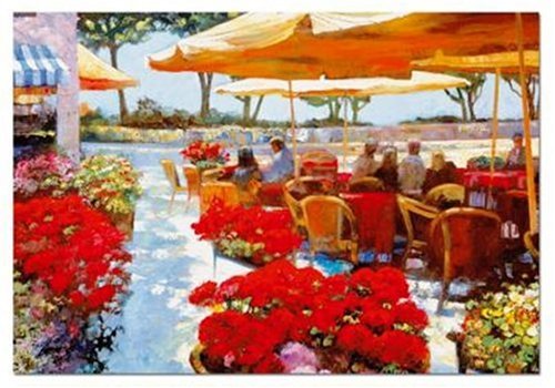Preisvergleich Produktbild Educa - 1000 Teile - Howard Behrens Puzzle : Café Ravello