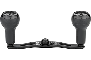 GOMEXUS Poignée de Moulinet de pêche Power Handle Compatible avec Les moulinets baitcasting Shimano Daiwa Abu Garcia