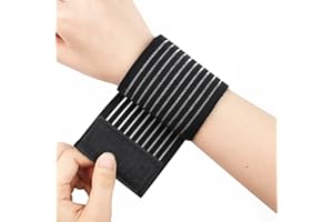 GUTEINTE Fascia Elastica Supporto per Polso Mani, Fitness Polso Avvolge Supporto per Polso Brace Mano Benda Fitness Polsino, per Sport, Palestra, Lavoro, Adatto per Uomini e Donne, 2 Pezzi