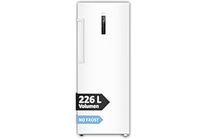 Haier Gefrierschrank mit Abtauautomatik und Eiswürfelbereiter Up 60 SERIE 3 H4F226WDH1 I Total No Frost Tiefkühlschrank, 226 L Kapazität I Eisschrank auch als Kühlschrank nutzbar I Freezer mit Wi-Fi