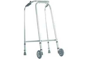 Déambulateur ultra-étroit léger GEF-ROY VP126 - Médium (785 - 865 mm) - Aluminium - Argenté - Adulte