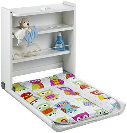 Geuther - Wall-Mounted Changing Cabinet Wanda, white, owls