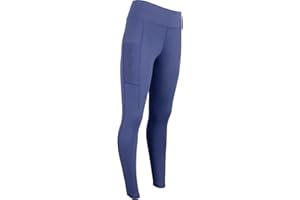 AK RIDING SPORTS AK Oreo Collants/Leggings/Culottes d'équitation Respirants Taille Haute à Enfiler avec poignée en Silicone à siège Complet AKRS-6052-01