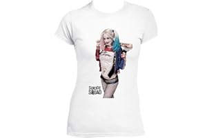 UZ Design Camiseta Harley Quinn Mujer Chica Niña Escuadron Suicida Daddy'S Lil Monster Joker